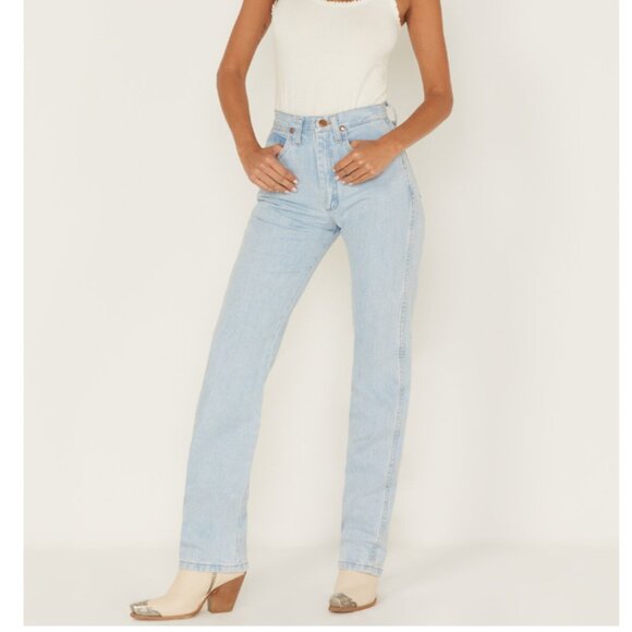 WRANGLER Icon Women's Western Zipper Jeans Size 30 x 32 - Picture 3 of 12